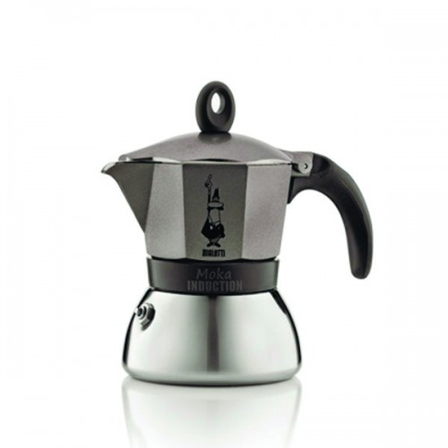 Гейзерная кофеварка Bialetti Moka Induction, антрацит, 6 порций, Арт. 4823